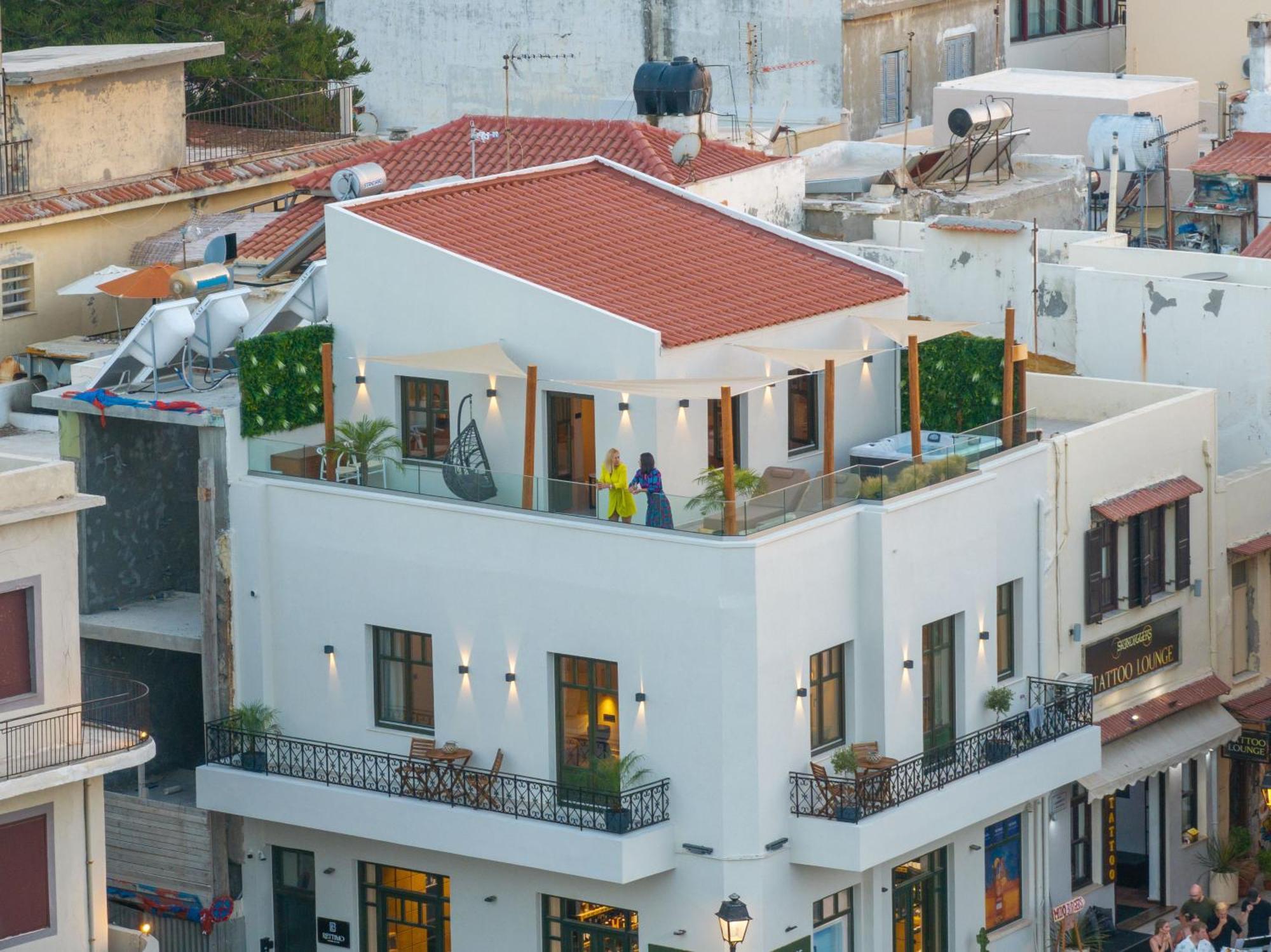 Rettimo Suites, Experience Luxury In The Heart Of Rethymno Exteriör bild